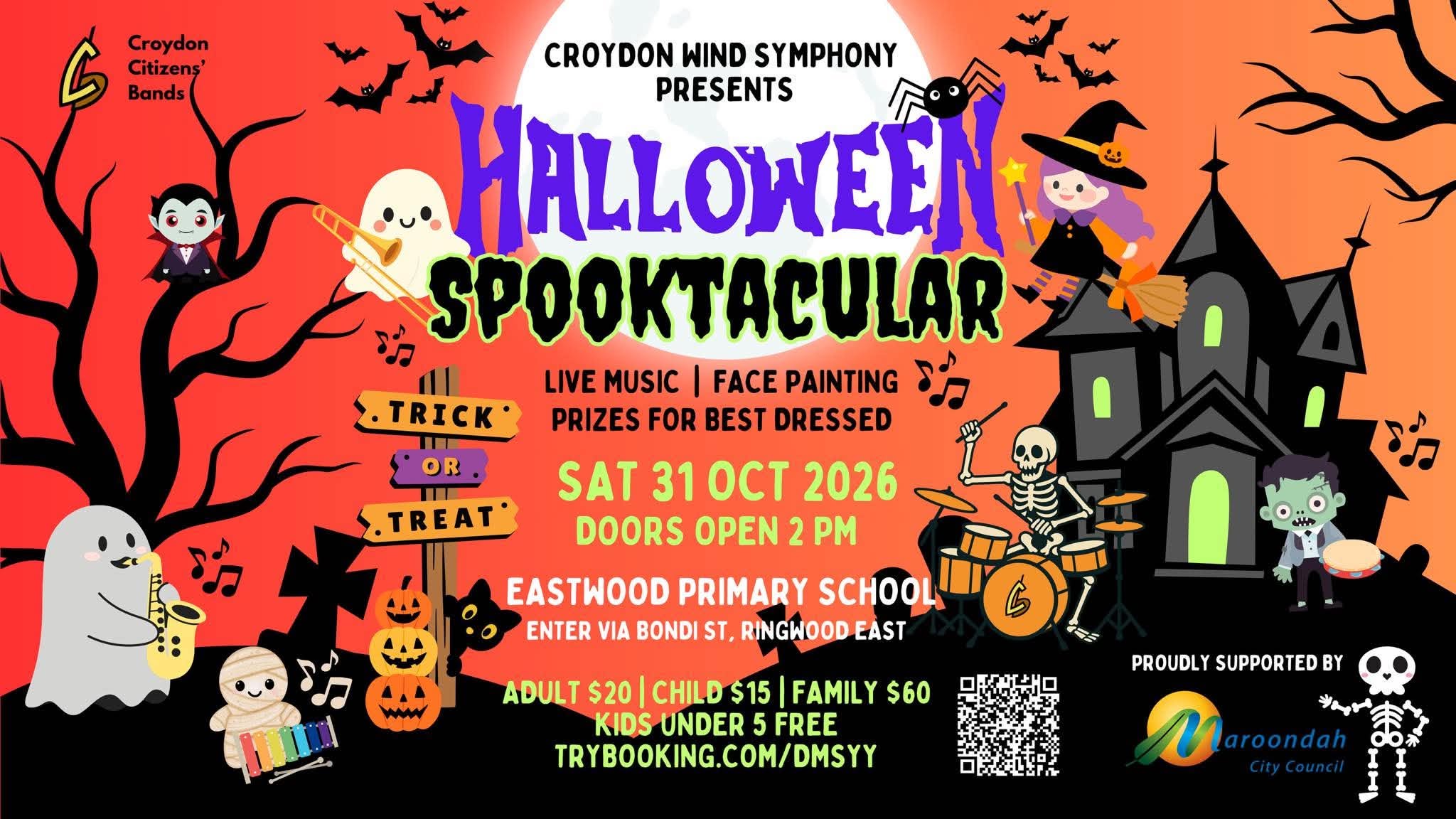 Save the Date – Croydon Wind Symphony Halloween Spooktacular!!